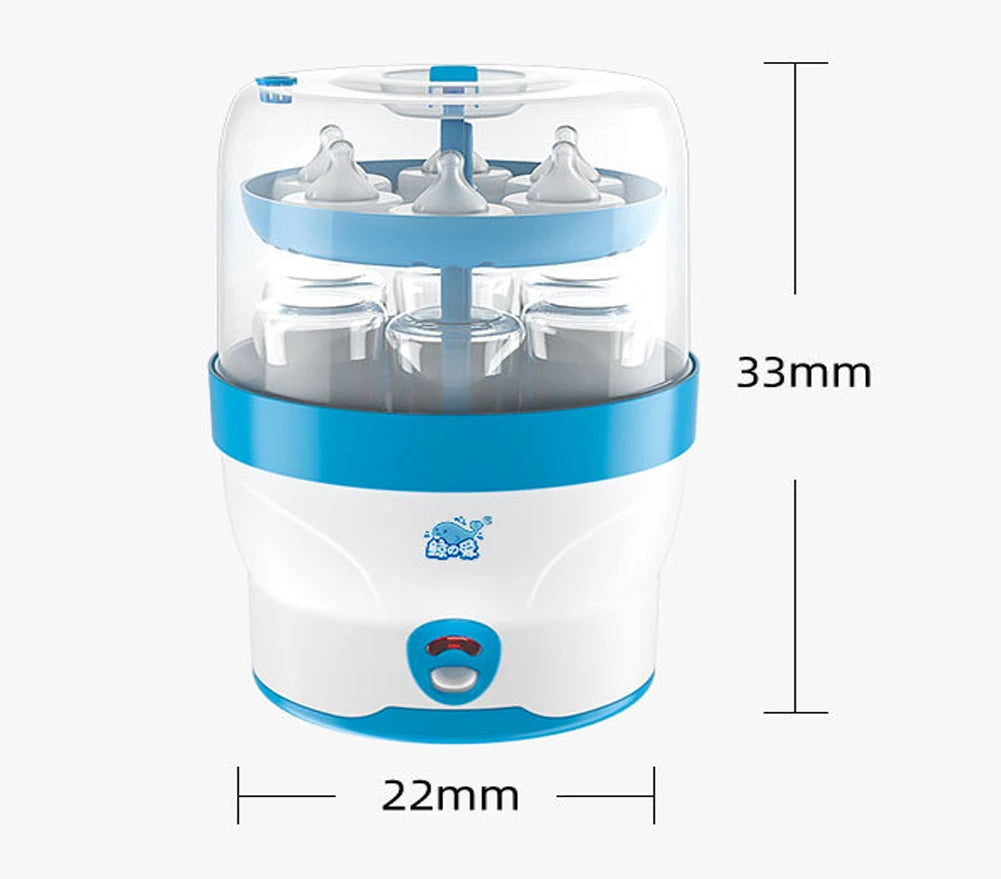 Baby Flessensterilisator met Automatische Uitschakeling – Grote Capaciteit