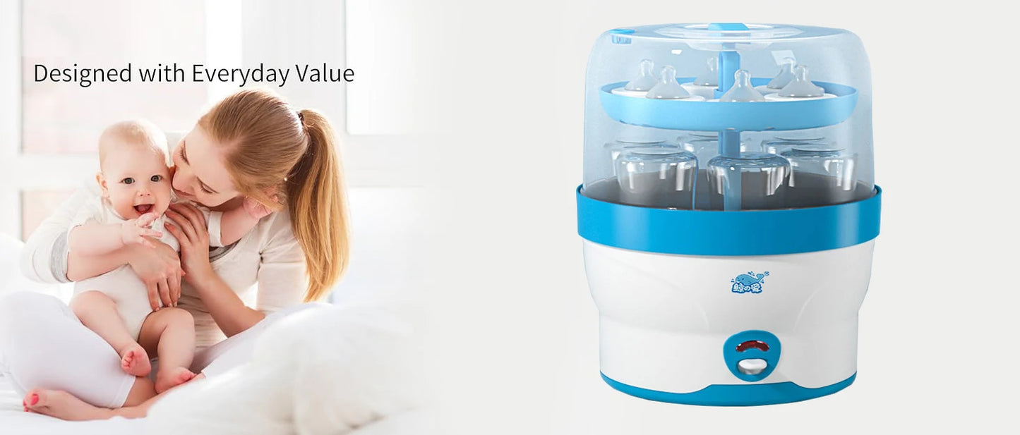 Baby Flessensterilisator met Automatische Uitschakeling – Grote Capaciteit