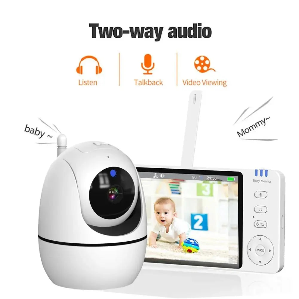 5 inch Babyfoon met Camera en Nachtzicht