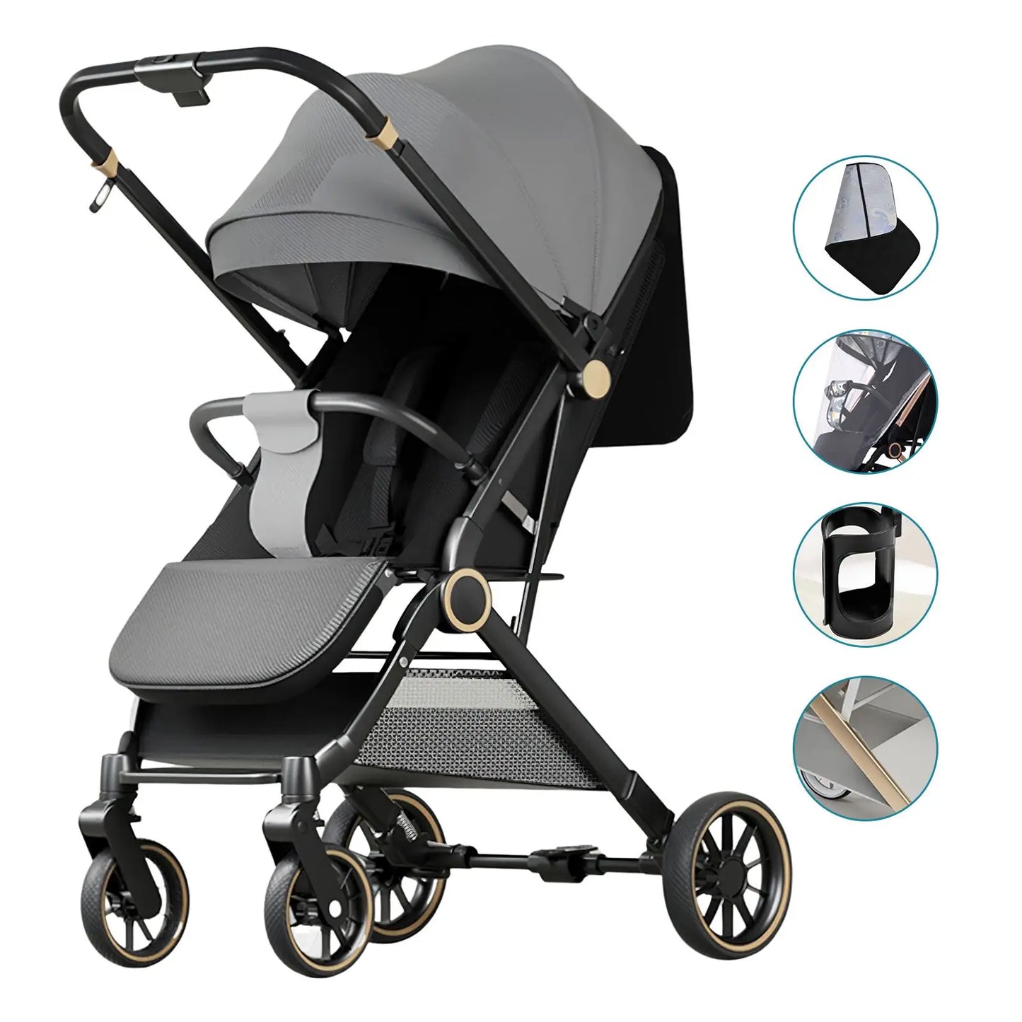 Luxe kinderwagen