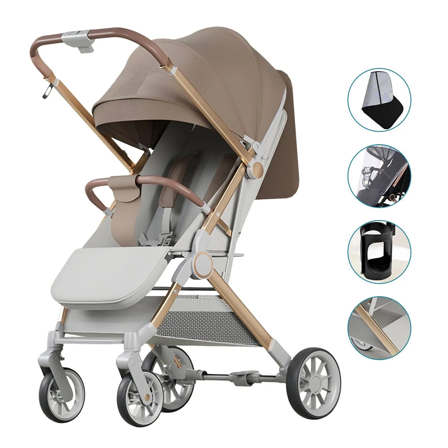 Luxe kinderwagen