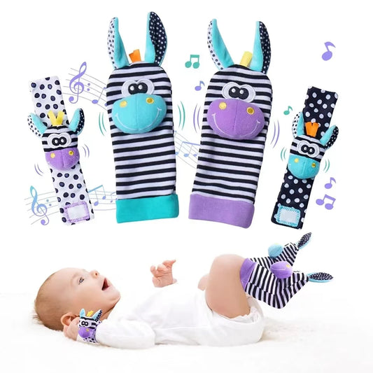 Rammelsokken & Polsbandjes – Sensorisch Speelgoed voor Baby's