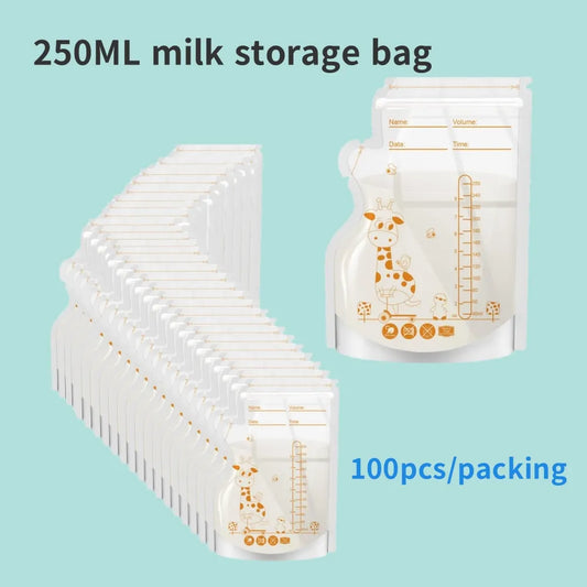 Wegwerp Borstvoedingsbewaarzakjes (250ml / 50 of 100 stuks)